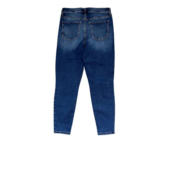 Truth Theory High Rise Skinny Jeans Button Fly Dark Wash Denim Size 10 - Picture 2 of 3